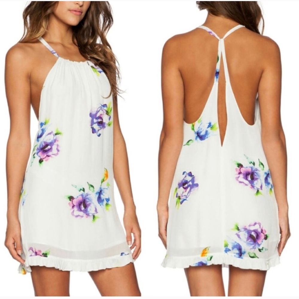 Winston White floral mini dress